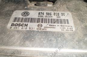 БЛОК УПРАВЛЕНИЯ VW AUDI   ДВИГАТЕЛЕМ 074906018BG