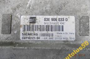 БЛОК УПРАВЛЕНИЯ VW Audi Skoda Seat 03E906033D 5WP40121