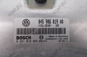 БЛОК УПРАВЛЕНИЯ VW Audi Skoda Seat 045906019AQ 0281010866