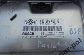 БЛОК УПРАВЛЕНИЯ VW B5 FL 1.9 TDI   038906019KE