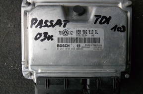 БЛОК УПРАВЛЕНИЯ VW B5 PASSAT 038906019 GL 1.9