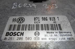 БЛОК УПРАВЛЕНИЯ  VW BORA 2,3 071906018T, 0261206503 SKLEP