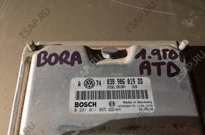 БЛОК УПРАВЛЕНИЯ VW BORA GOLF 1,9TDI   038906019DD