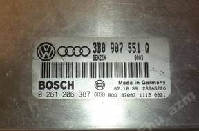 БЛОК УПРАВЛЕНИЯ VW BOSCH 3B0907551Q 0261206387-