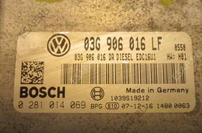 БЛОК УПРАВЛЕНИЯ   VW CADDY 0281014069 03G906016LF