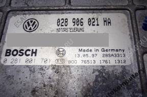 БЛОК УПРАВЛЕНИЯ VW CADDY 028906021ha 0281001701 БЕЗ КОДА