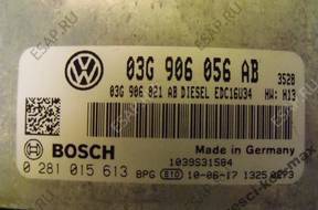 БЛОК УПРАВЛЕНИЯ VW CADDY 1.9 TDI   03G906056AB