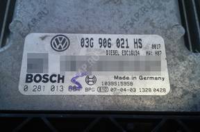 БЛОК УПРАВЛЕНИЯ Vw Caddy 1.9 TDI 105KM BLS 0281013681
