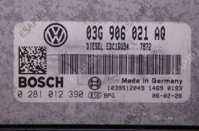 БЛОК УПРАВЛЕНИЯ VW CADDY 1.9TDI 0281012390 03G906021AQ