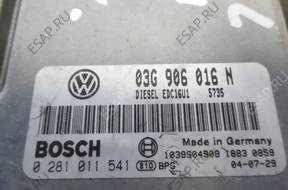 БЛОК УПРАВЛЕНИЯ VW Caddy 2.0SDI 016N