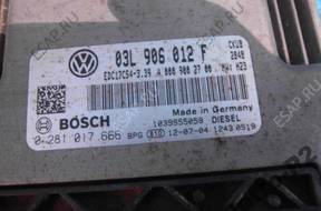 БЛОК УПРАВЛЕНИЯ VW CRAFTER 2013 год.   03L906012F