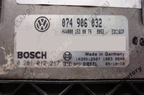 БЛОК УПРАВЛЕНИЯ VW CRAFTER 2.5TDI 074906032 0281012217