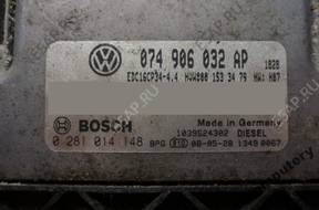 БЛОК УПРАВЛЕНИЯ VW CRAFTER 2.5TDI 074906032as 0281014134