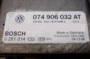 БЛОК УПРАВЛЕНИЯ VW CRAFTER 2.5TDI 074906032at 0281014133