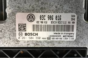 БЛОК УПРАВЛЕНИЯ VW   ДВИГАТЕЛЕМ 03C906016 0261S04390
