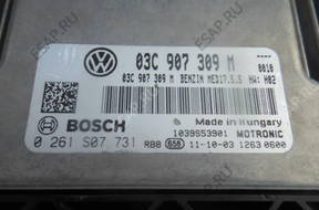 БЛОК УПРАВЛЕНИЯ VW   ДВИГАТЕЛЕМ 03C907309M