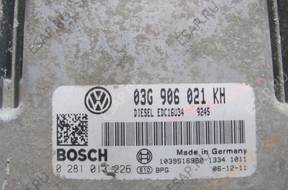 БЛОК УПРАВЛЕНИЯ VW  ДВИГАТЕЛЕМ  03G906021KH