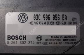 БЛОК УПРАВЛЕНИЯ VW EOS 03c906056ea 0261s02374 + PIN