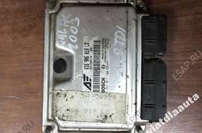 БЛОК УПРАВЛЕНИЯ VW FORD 1.9 TDI 0281011198 038906019LD