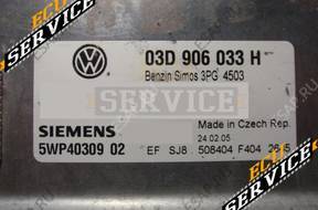 БЛОК УПРАВЛЕНИЯ VW FOX 03D906033H 5WP40309 02