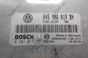 БЛОК УПРАВЛЕНИЯ VW FOX TDI  0281011721 045906019BN