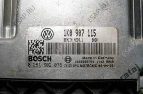 БЛОК УПРАВЛЕНИЯ VW GOLF 0261S02078 1K0907115 MED9.1