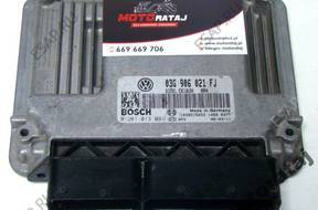 БЛОК УПРАВЛЕНИЯ VW GOLF 0281013091 03G906021FJ EDC16U34