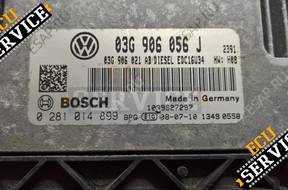 БЛОК УПРАВЛЕНИЯ  VW GOLF 0281014899 03G906056J