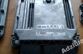 БЛОК УПРАВЛЕНИЯ VW golf 0281018510 04l907309b edc17c64