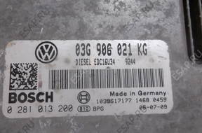 БЛОК УПРАВЛЕНИЯ vw golf 03G906021KG, 0281013200