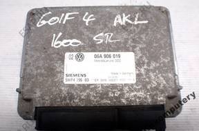 БЛОК УПРАВЛЕНИЯ VW GOLF 1.6 06a906019 5wp439503 БЕЗ КОДА