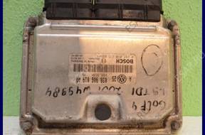 БЛОК УПРАВЛЕНИЯ VW GOLF 1.9 038906019AR 0281010215