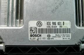 БЛОК УПРАВЛЕНИЯ VW GOLF 1.9TDI 0281013431 03G906021B