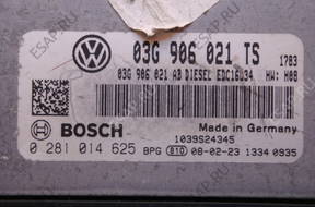 БЛОК УПРАВЛЕНИЯ VW GOLF 1.9TDI 0281014625 03G906021TS