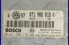 БЛОК УПРАВЛЕНИЯ VW GOLF 2.3 V5 0261206175 071906018K