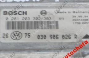БЛОК УПРАВЛЕНИЯ   VW Golf 3 0261203302 030906026 год,