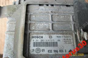 БЛОК УПРАВЛЕНИЯ VW GOLF III 0261203314/315 032906026D