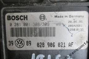 БЛОК УПРАВЛЕНИЯ     VW GOLF III    0281001308/309