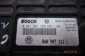 БЛОК УПРАВЛЕНИЯ   VW GOLF III 1.6 БЕНЗИН 1993 год.
