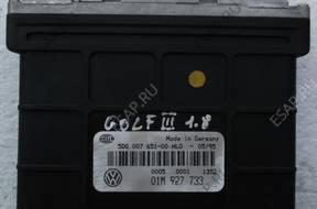 БЛОК УПРАВЛЕНИЯ VW Golf III 1.8   01M927733 Krk