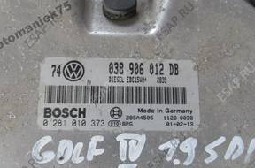 БЛОК УПРАВЛЕНИЯ VW GOLF IV 00 1.9 SDI   ДВИГАТЕЛЕМ