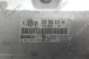 БЛОК УПРАВЛЕНИЯ VW GOLF IV 038906019hh 0281010976
