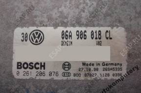 БЛОК УПРАВЛЕНИЯ VW GOLF IV 06a906018cl 0261206076