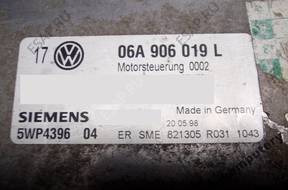 БЛОК УПРАВЛЕНИЯ VW GOLF IV 06a906019l 5wp4396 БЕЗ КОДА