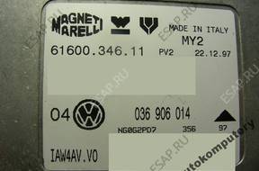 БЛОК УПРАВЛЕНИЯ VW GOLF IV 1.4 036906014 iaw4av.v0 +PIN