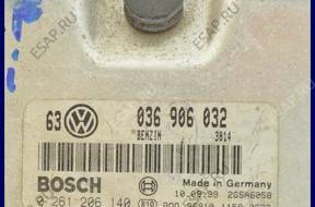 БЛОК УПРАВЛЕНИЯ VW GOLF IV 1.4 16V 036906032 0261206140