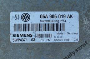 БЛОК УПРАВЛЕНИЯ VW GOLF IV 1.6 16V   06A906019 AK