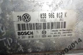 БЛОК УПРАВЛЕНИЯ   VW GOLF IV 1.9 TDI 038906012K