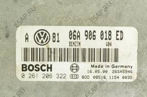 БЛОК УПРАВЛЕНИЯ   VW GOLF IV 2.0 GTI 06A906018ED