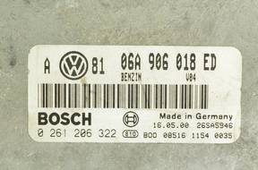 БЛОК УПРАВЛЕНИЯ   VW GOLF IV 2.0 GTI 06A906018ED